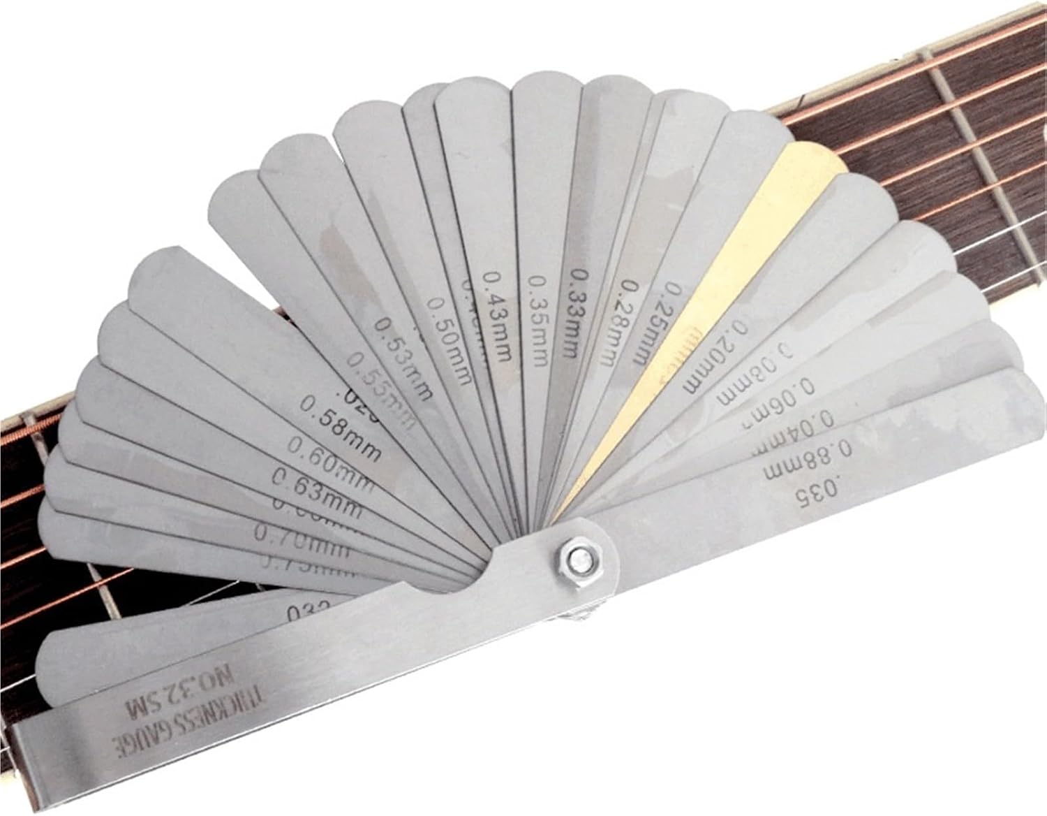 Guitar tools Guitar Gap Measuring Ruler String Action Gauge Neck And Nut Polishing Aids Repair And Adjustment Tools And Accessories