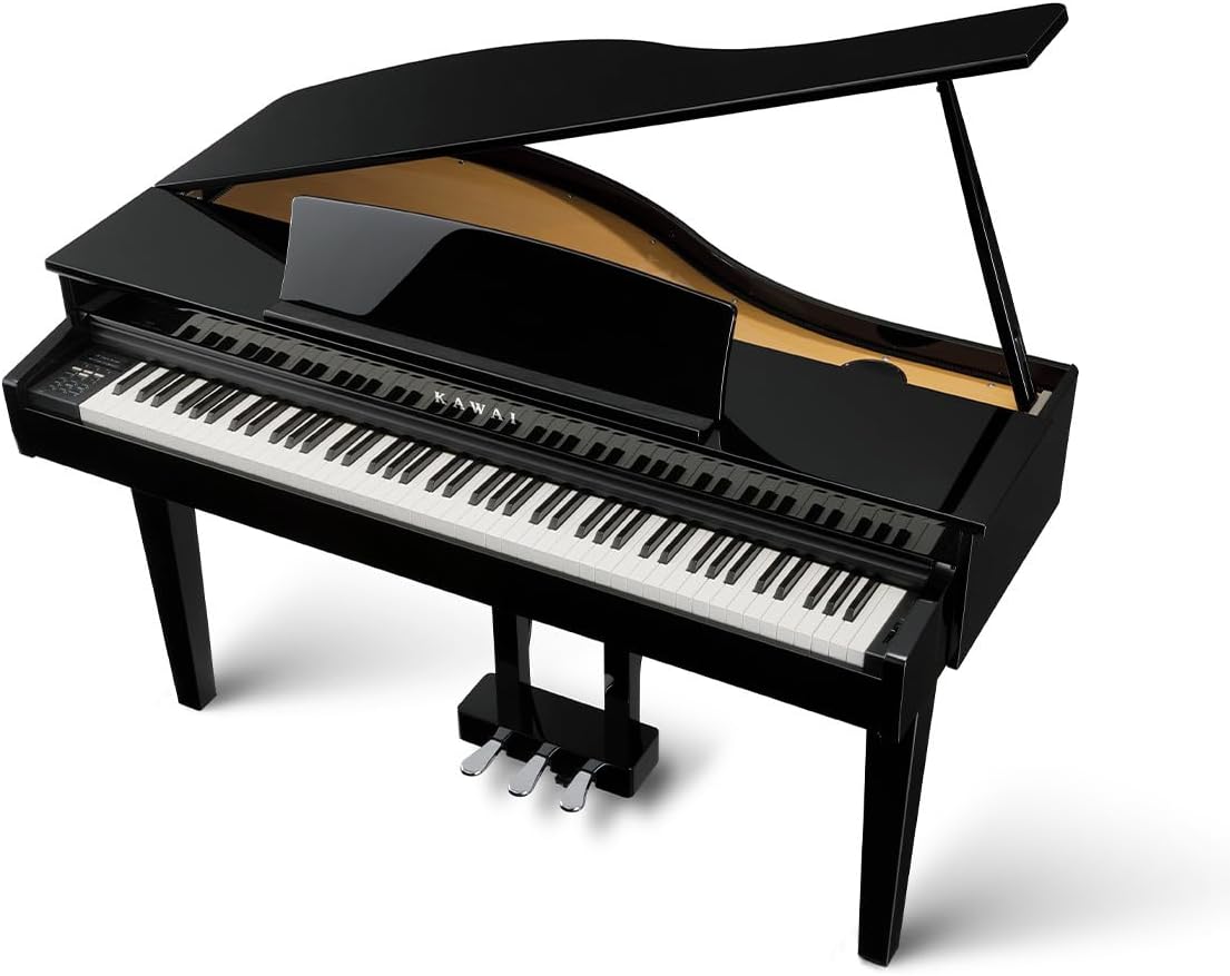 Kawai DG30 88-Key Digital Grand Piano with Responsive Hammer III, Ebony Polish