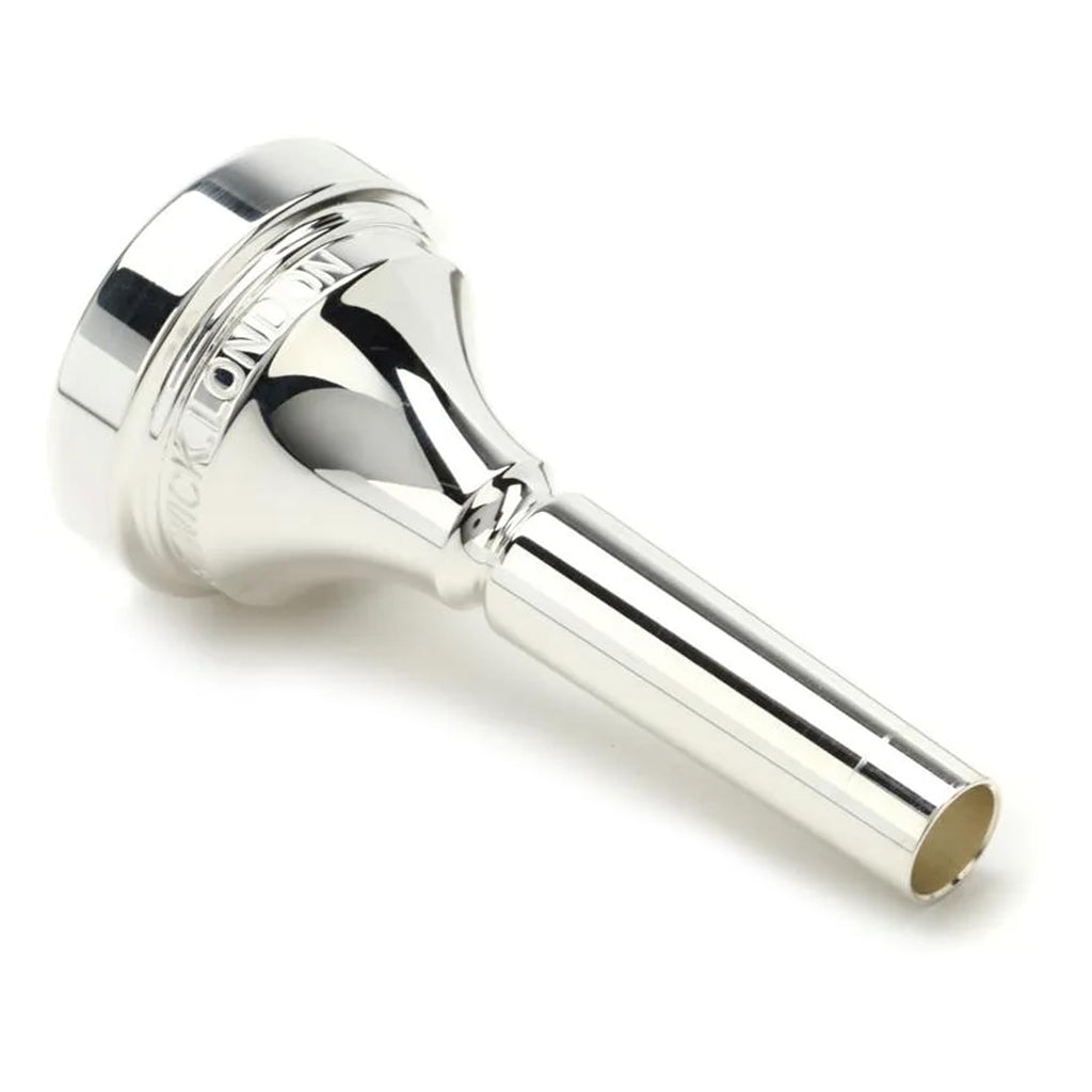 Denis Wick Classic Trombone Mouthpiece Silver Plated, 5880-4AL - Barrel Backbore for Balanced Tone & Smooth Response - Large Shank Fitting Trombone Accessory for Easy Articulation - 26 x 6.72 x 7.38mm