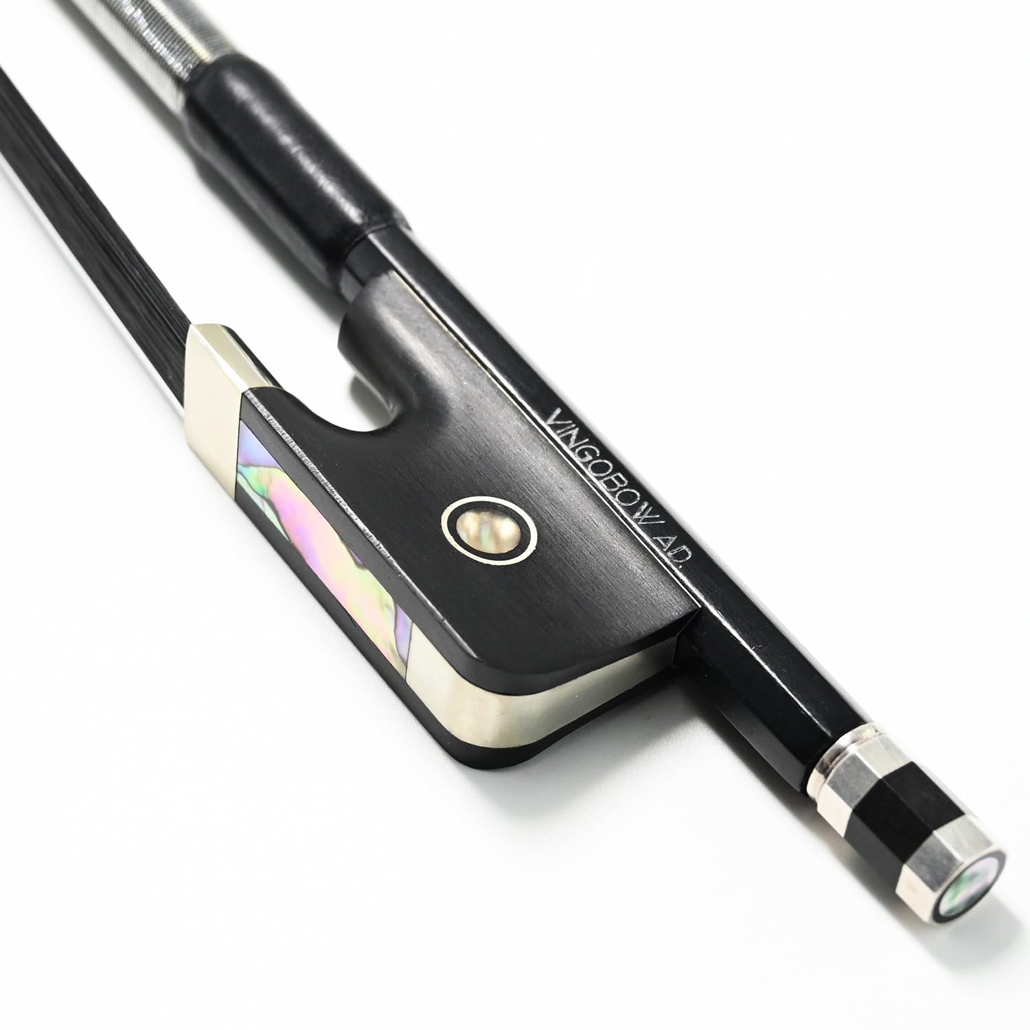4/4 Size Black Horsehair Carbon Fiber Cello Bow