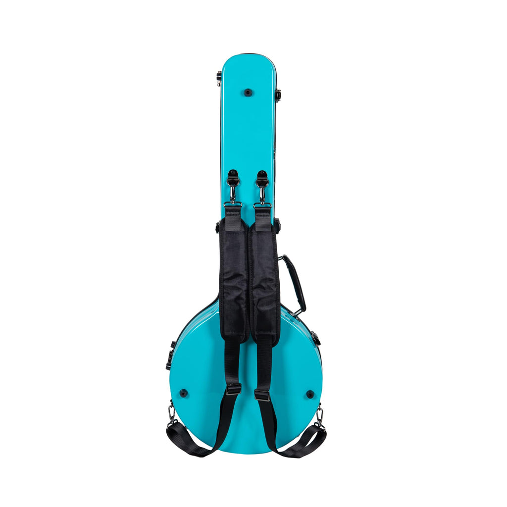 Crossrock Poly Carbon Cello Case for 4/4 Full Size | Red Matte Finish, Black Velvet Interior, Wheels, Music Pouch – Lightweight Protection Series