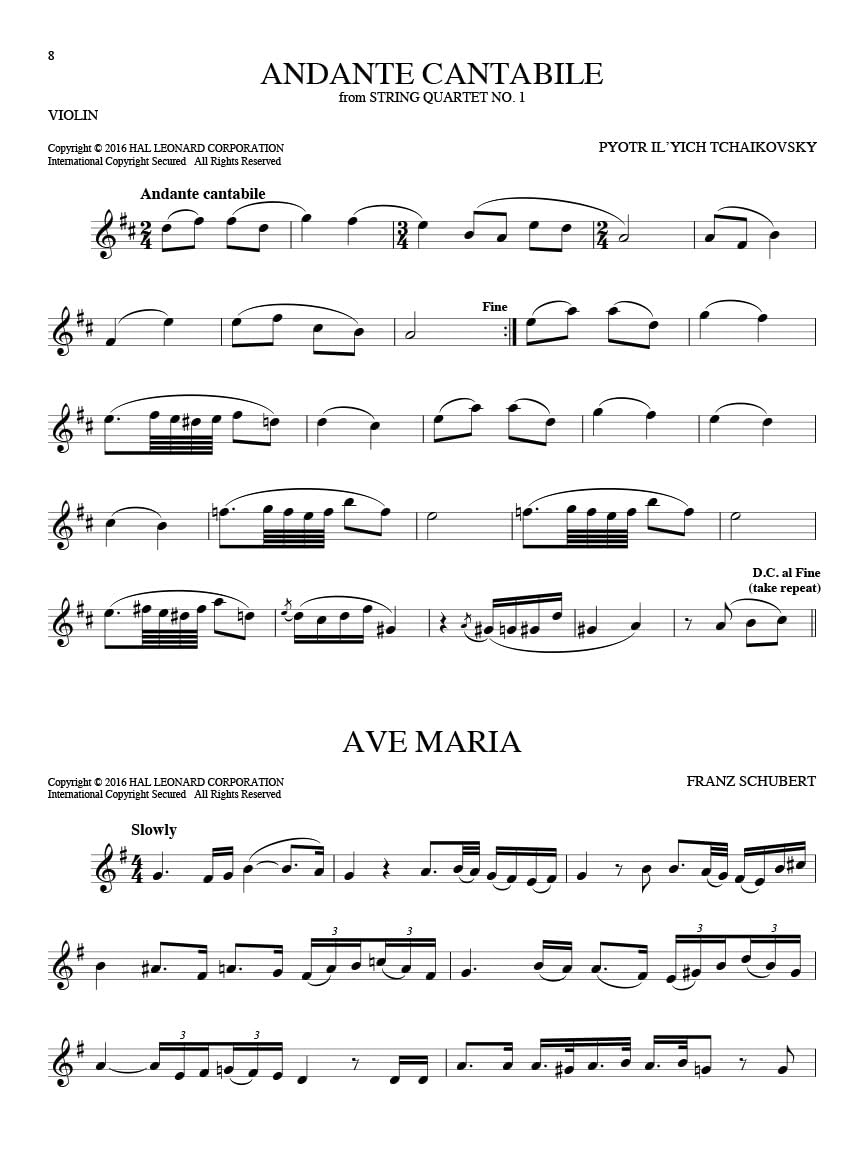 101 Classical Themes for Violin – Instrumental Folio | Essential Violin Sheet Music Collection | Hal Leonard Violin Solo Book