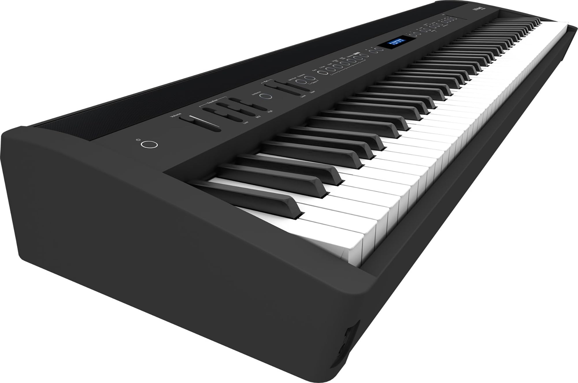 Roland FP-60X 88-Key Digital Piano - White Bundle with Adjustable Stand, Bench, Deluxe Sustain Pedal, Online Piano Lessons, Instructional DVD, and Austin Bazaar Polishing Cloth
