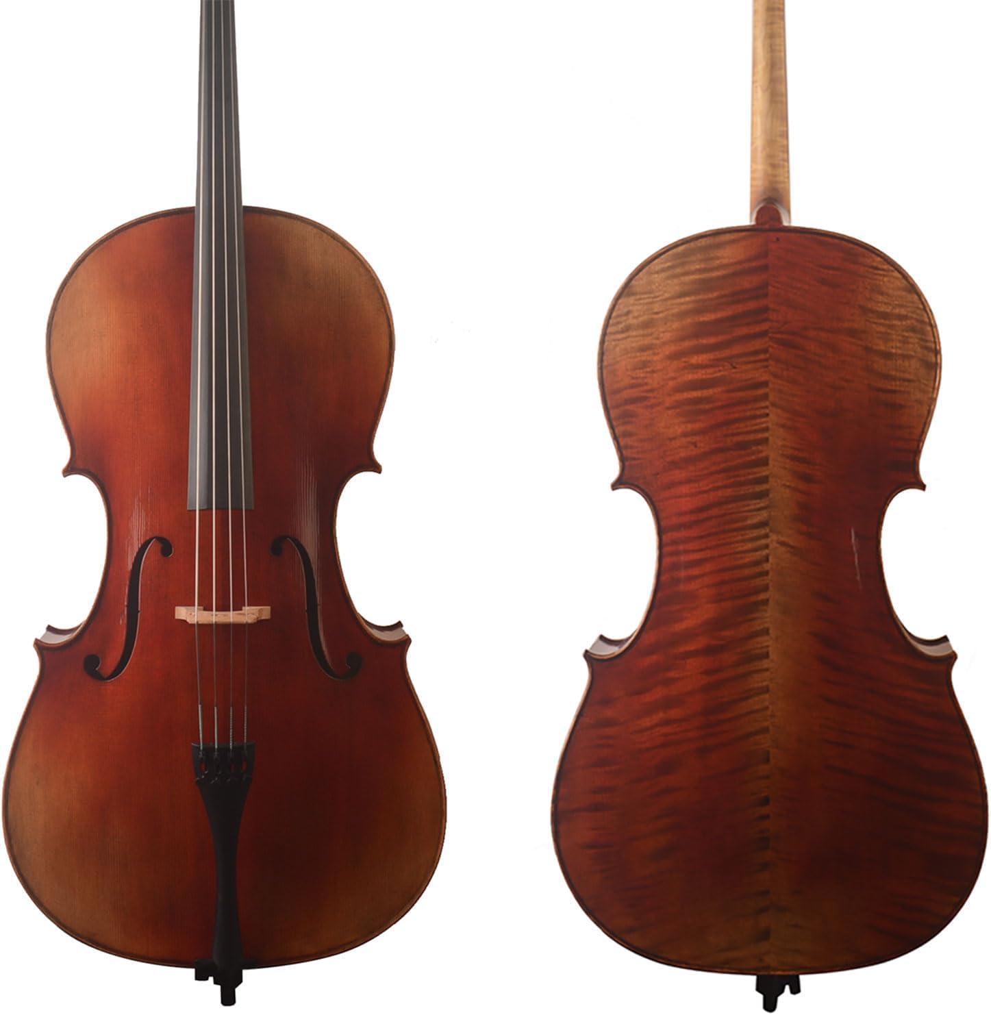 Professional Handcrafted Cello, Full Size 4/4, Antique Red Brown Oil Finish.Exact cello on the photoes
