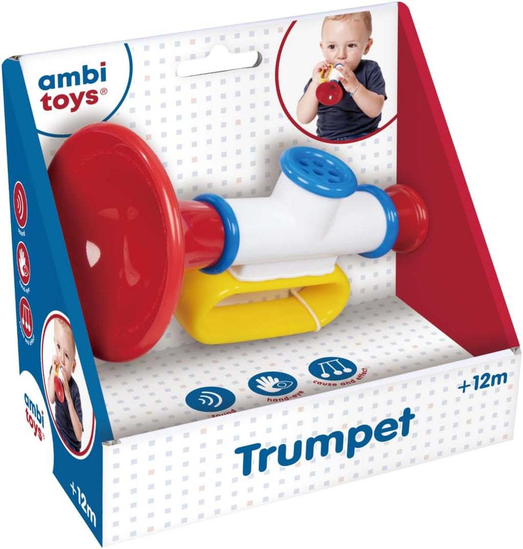 Galt Ambi Toys, Trumpet, Musical Baby Toys, Ages 12 Months+