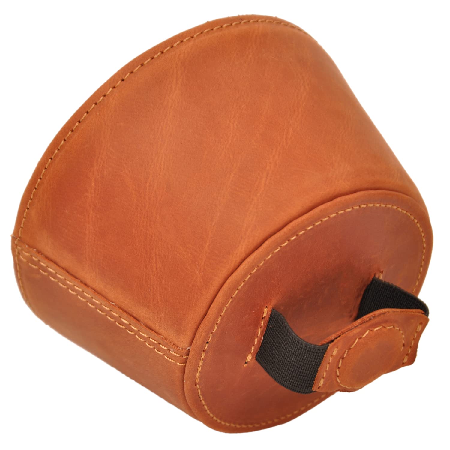 Trombone magnetic mute, lightweight leather mute for jazz and classical trombone players by MG Leather Work (Black)