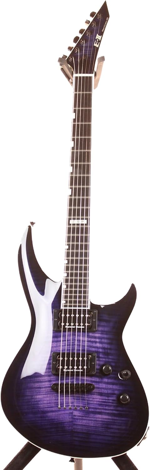 ESP E-II Horizon-III Electric Guitar with Case, Reindeer Blue