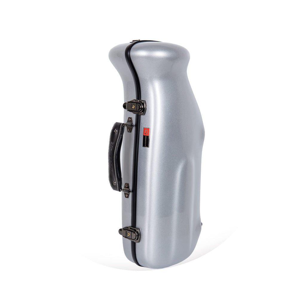Crossrock Fiberglass Case fits for Trumpet with removable shoulder straps-Black(CRF1020TRBK)