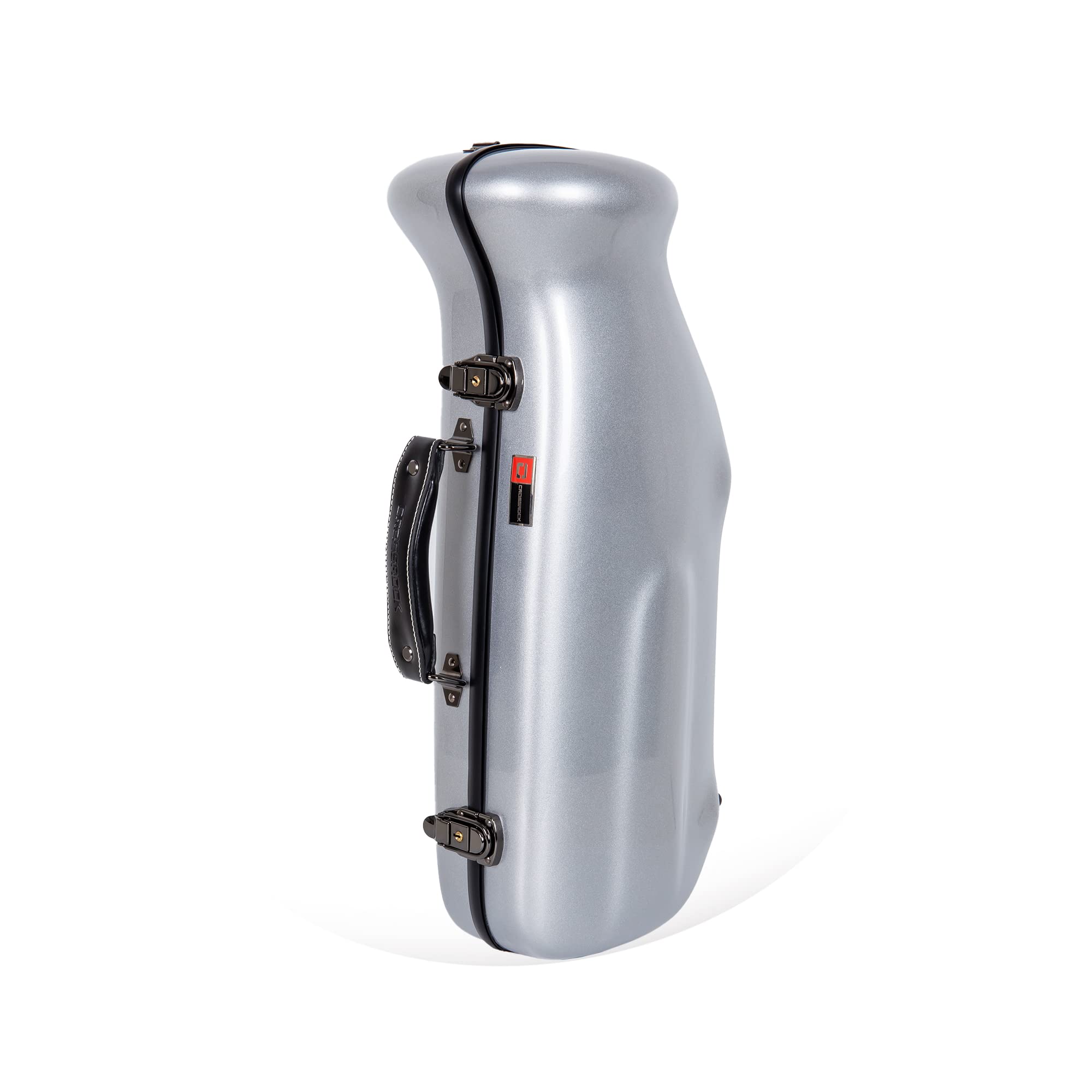 Crossrock Fiberglass Case fits for Trumpet with removable shoulder straps-Black(CRF1020TRBK)