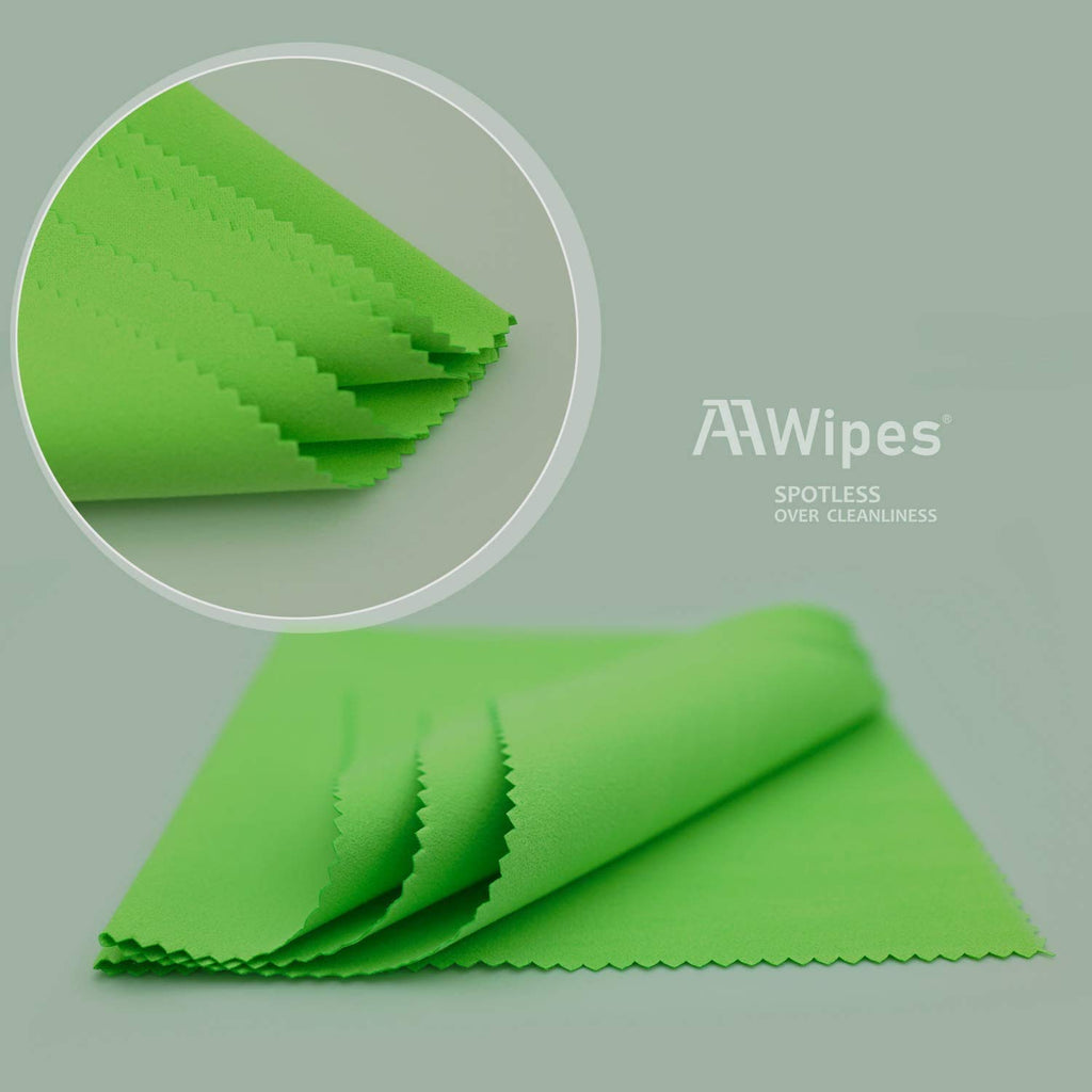 AAwipes Violin Clean Cloths Microfiber (6-Pack 12"x12" Cloths Blue) Plush Polishing Cloths for Musical Instruments Premium Cleaning Cloths for Guitar Piano Clarinet Trumpet Sax Universal (HCIS-1212-B)