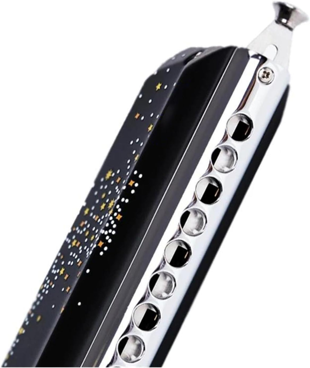 Chromatic Harmonica 16 Holes Harp Professional Armonica Mouth Organ Starry Sky Cover Instrumentos Musical Instrument