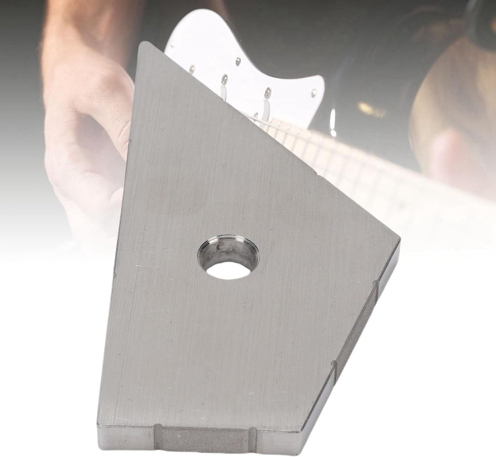 Guitar String Action Gauge, Buzzing Fret Catcher, Stainless Steel Material, 4 in 1 Guitar Leveling Ruler Essential Setup Accessory for Guitarists, Luthiers, Technicians