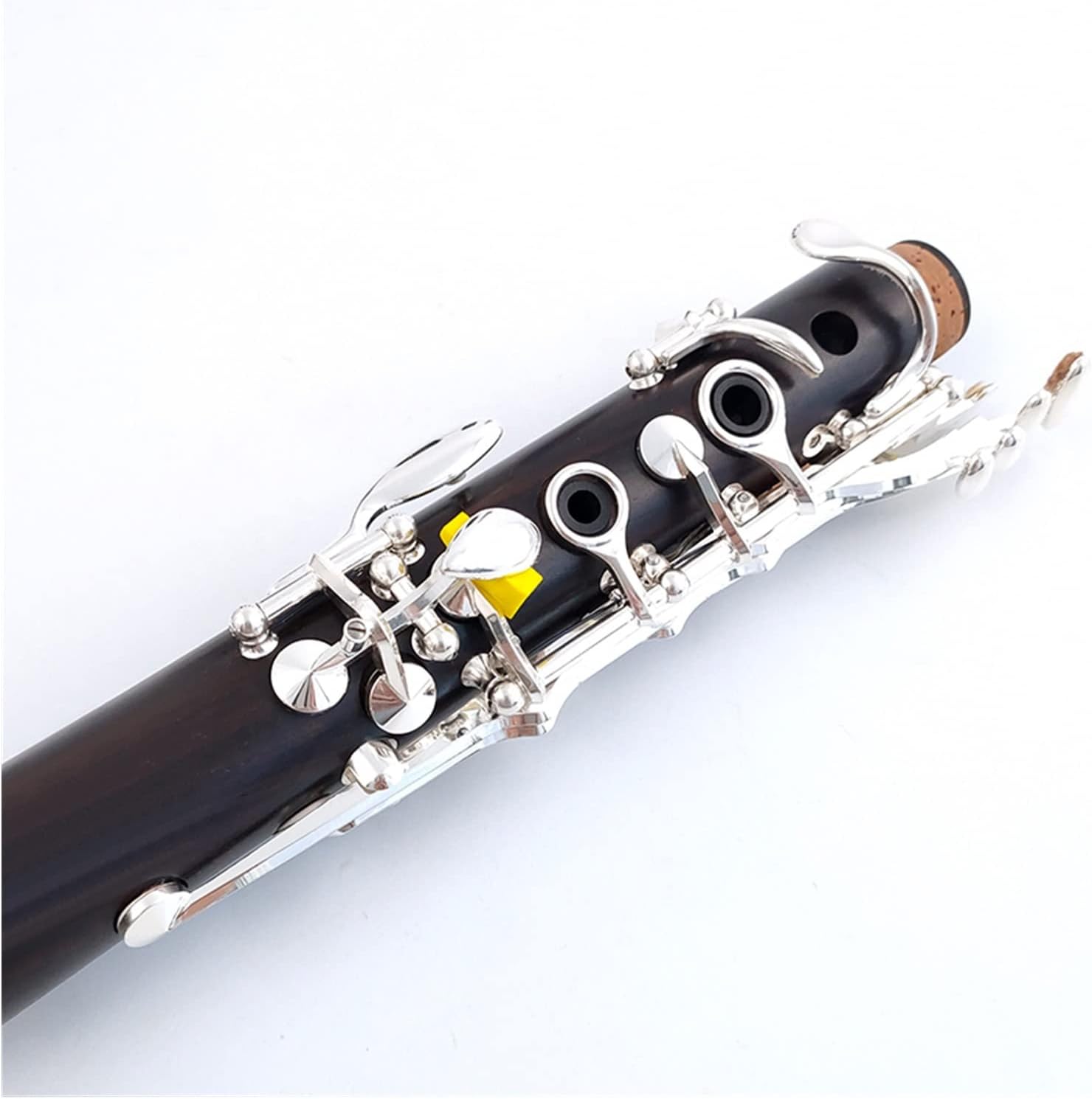 TSTS Ebony Clarinet Bb Wood Ebony Clarinet 17 Keys Professional Wind Instrument for Beginners Clarinet for Beginner