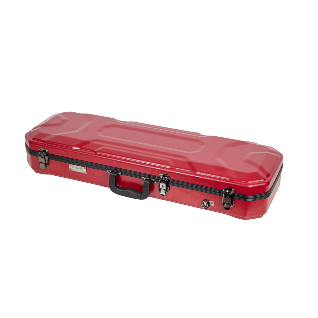 Crossrock 4/4 Violin Case with Carbon Pattern | Lightweight PC Shell, Plush Interior, Backpack Straps – Stylish & Protective for Daily Practice