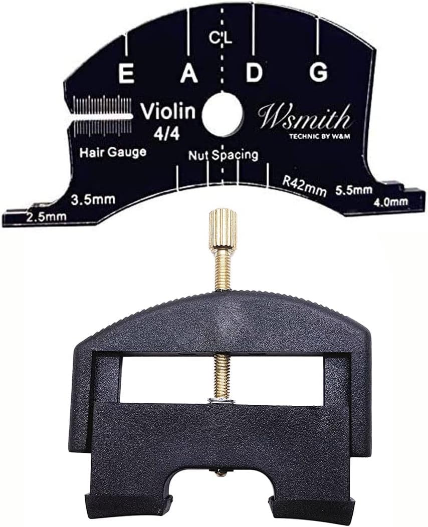 Jiayouy Violin String Lifter & Bridge Template for Repair and Making Violin Luthier Tool 2pcs