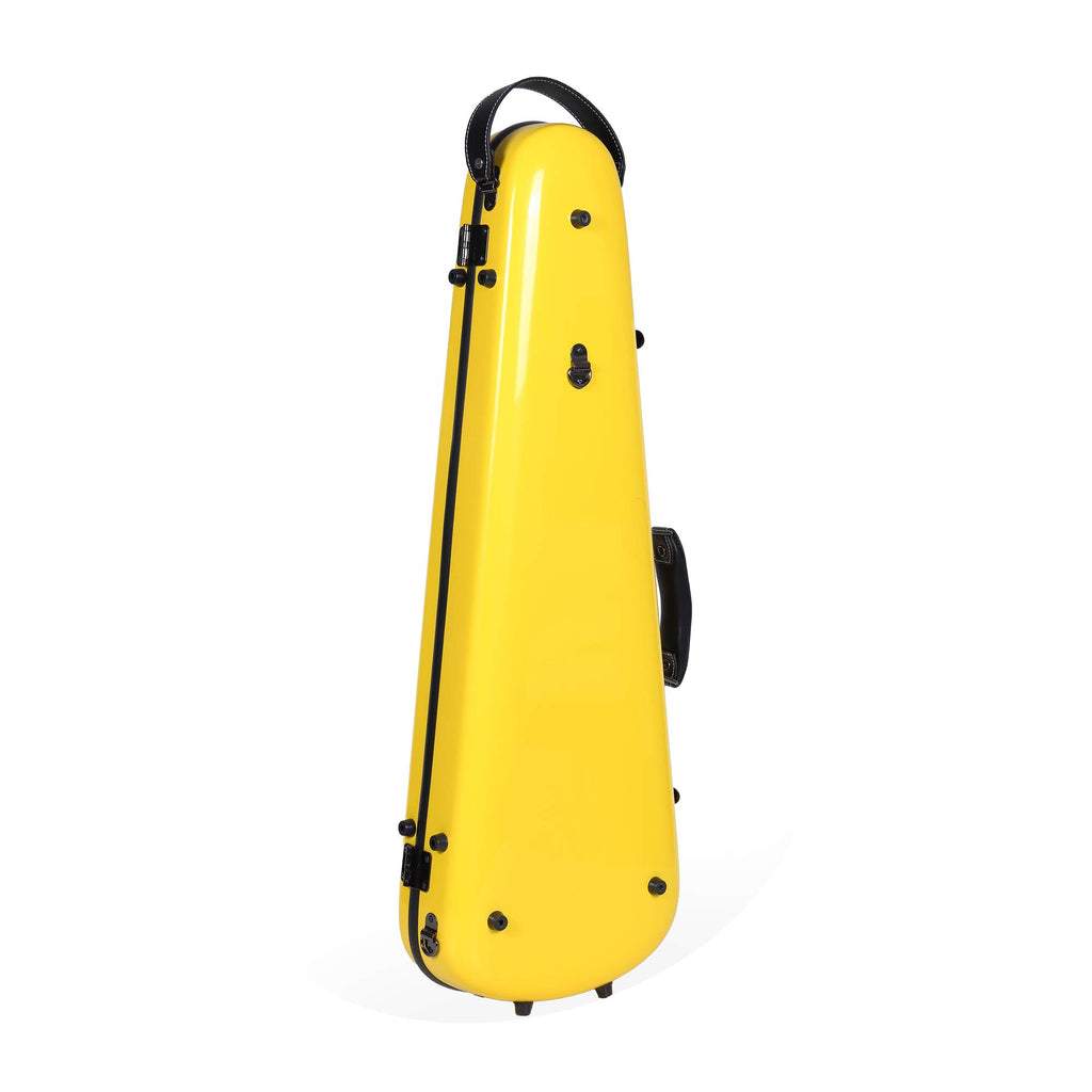 Crossrock Fiberglass Violin Case for 4/4 Full Size – Glossy Mint Blue Contoured Shell, Velvet Suspension Interior, Backpack Straps – Lightweight & Stylish (CRF1020VMB)