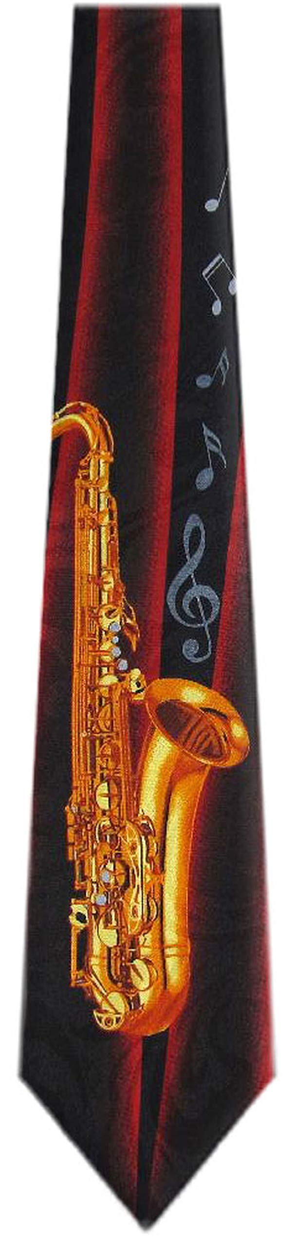BUYYOURTIES Mens Musical Wind Instrument Neck Tie