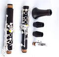 TSTS Ebony Clarinet Bb Wood Ebony Clarinet 17 Keys Professional Wind Instrument for Beginners Clarinet for Beginner