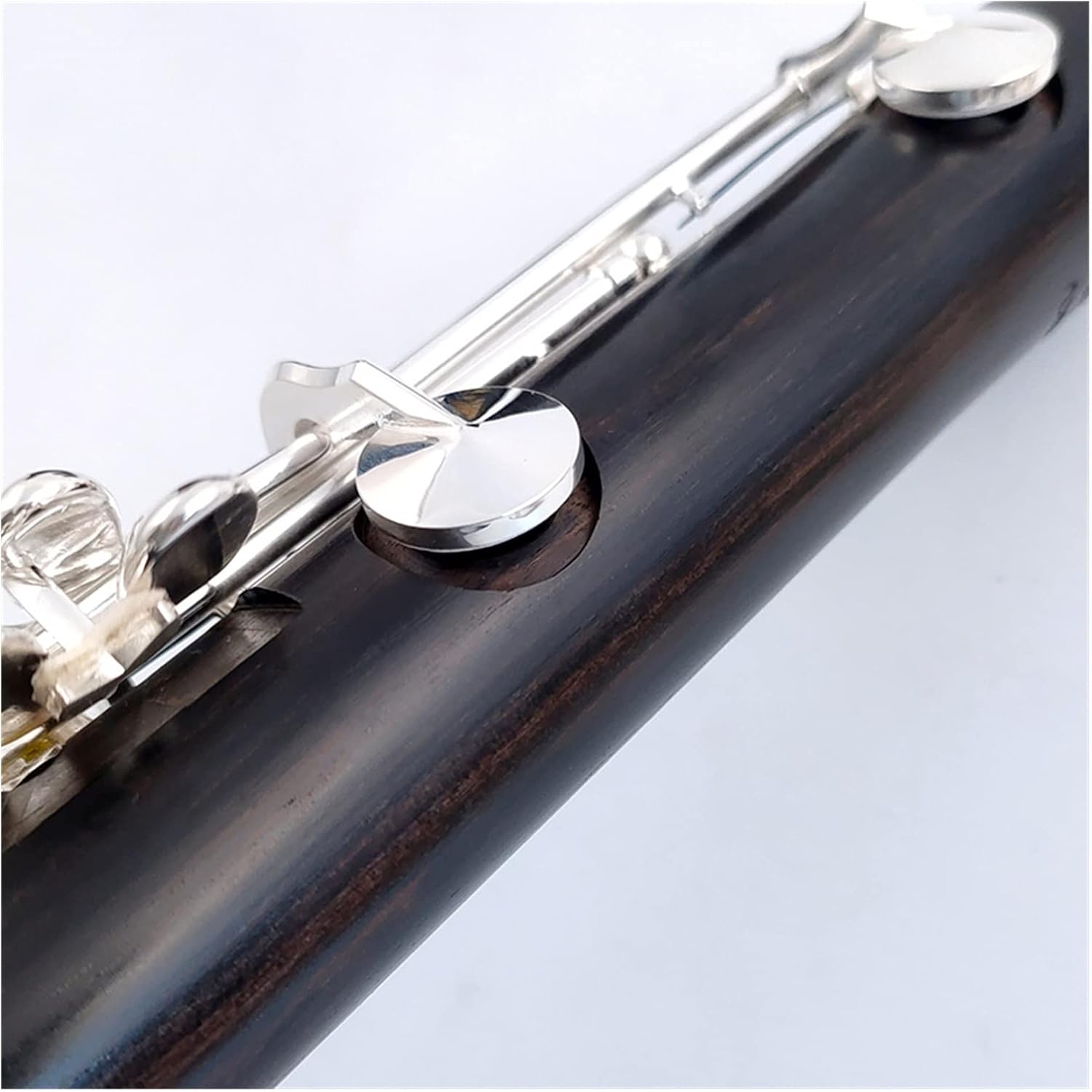 TSTS Ebony Clarinet Bb Wood Ebony Clarinet 17 Keys Professional Wind Instrument for Beginners Clarinet for Beginner