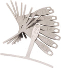 StewMac Understring Radius Gauges, Set of 9, Standard Width | 9 Radii: 7-1/4 to 20 Inch, Fits String Spreads to 2-5/8 In, Use with Strings On, 6-String Guitar and Most 4-String Bass