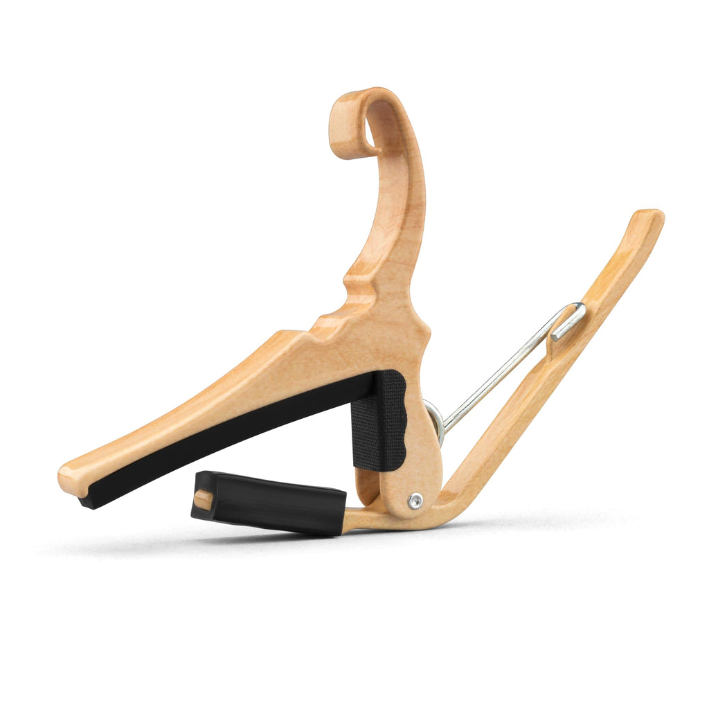 Kyser Quick-Change Guitar Capo for 6-string acoustic guitars, Black, KG6BA