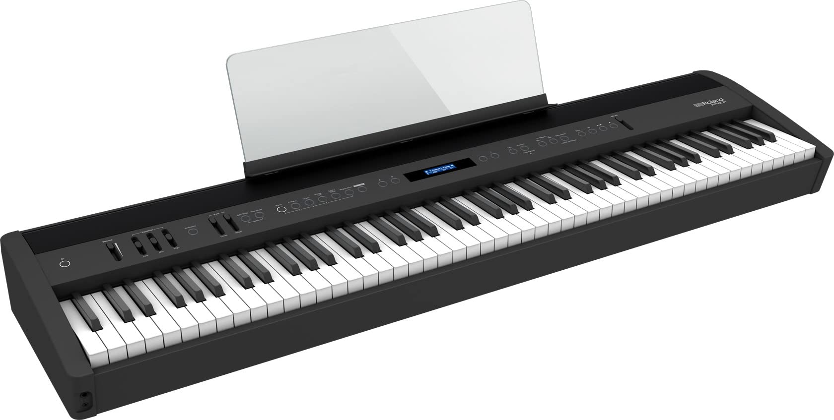 Roland FP-60X 88-Key Digital Piano - White Bundle with Adjustable Stand, Bench, Deluxe Sustain Pedal, Online Piano Lessons, Instructional DVD, and Austin Bazaar Polishing Cloth
