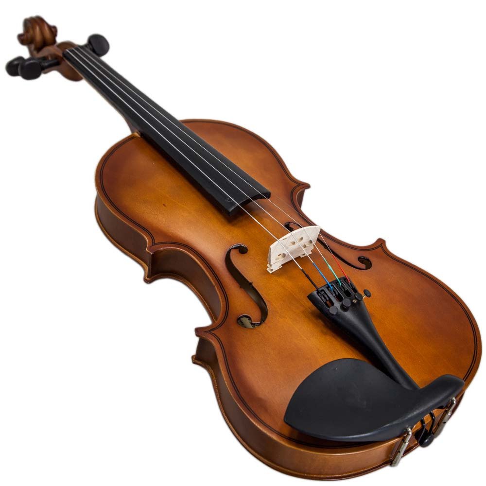 SKY 1/16 Size SKYVN201 Solid Maple Wood Violin with Lightweight Case, Brazilwood Bow, String, Rosin and Mute