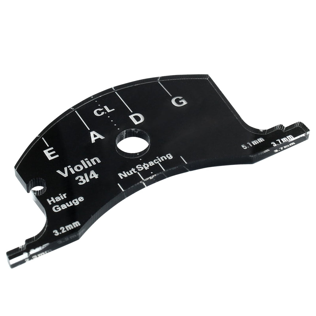 Piutouyar Black 4/4 Violin Bridges Fingerboard Repair Reference Tool | Violins Making Template Tool, Violins Replacement Part