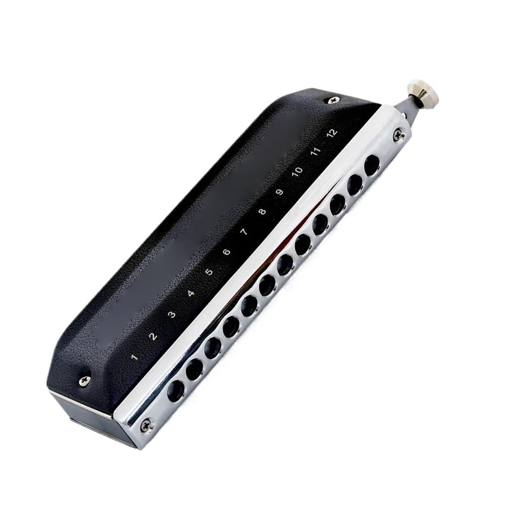 Chromatic Harmonica 12 Holes 48 Tone Mouth Organ Harp Instrumentos Key Of C/A/B/G/bB Musical Instruments Harmonica Professional (Color : C key)