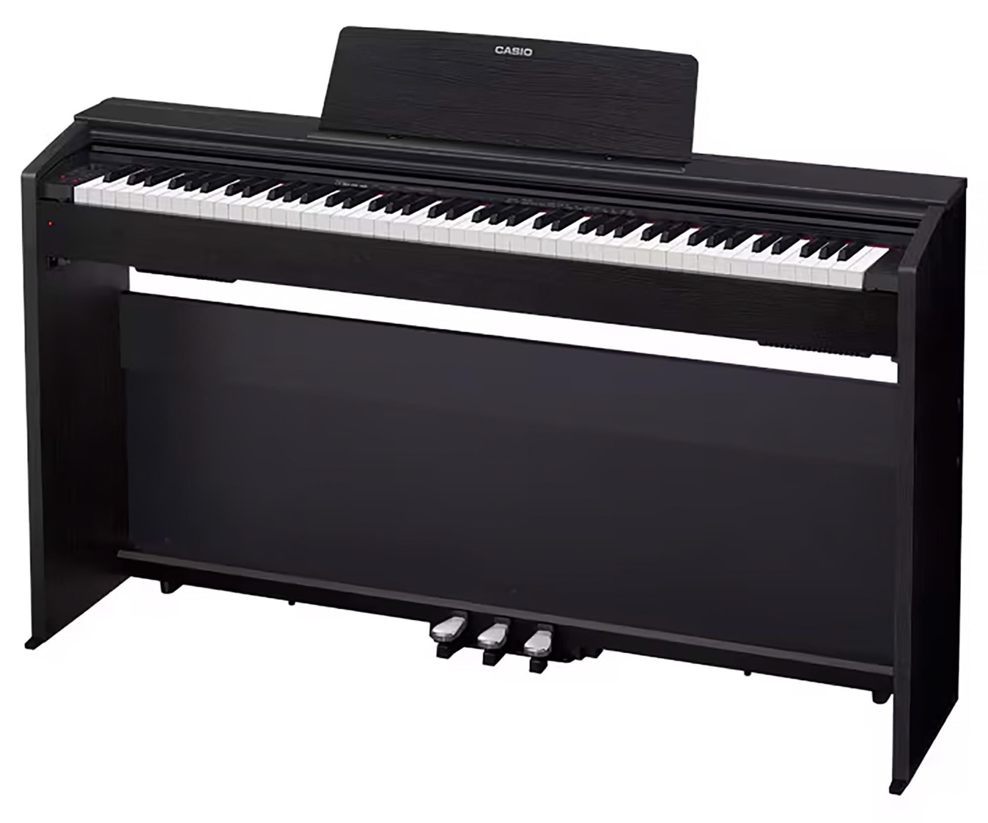 Casio PX-870 Privia Digital Piano - Black Bundle with Furniture Bench, Headphones, Instructional Book, Online Lessons, Instructional DVD, and Austin Bazaar Polishing Cloth