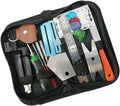 Abaodam Guitar Accessories Kit String Cutter Fret File Fingeraord Guard Action Ruler Guitar Frets Tool Set