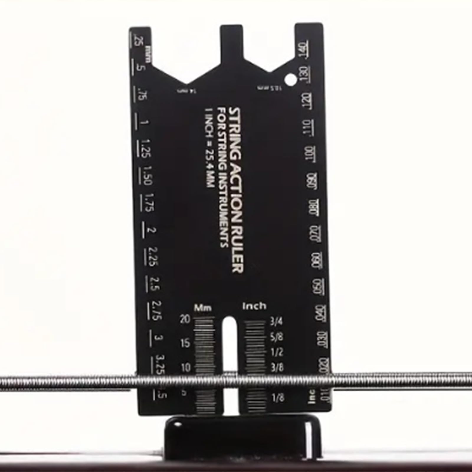 String Action Ruler Gauge String Height Measurement Tool Guitar Fret Leveling Ruler Guitar Set Up Enduring Gauge Accessory