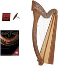Roosebeck Minstrel Harp 29-String w/Full Chelby Levers + Learn to Play Book + Extra Strings & Tuning Tool