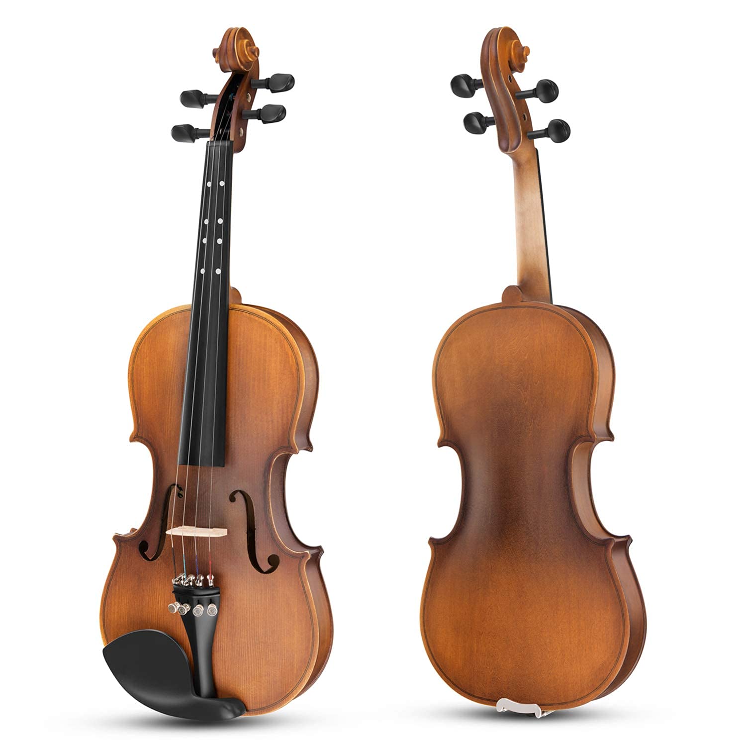 Eastar 3/4 Violin for Beginners, Violins Kit for Student, Fiddle with Hard Case, Rosin, Shoulder Rest, Bow, and Extra Strings (Imprinted Finger Guide on Fingerboard)