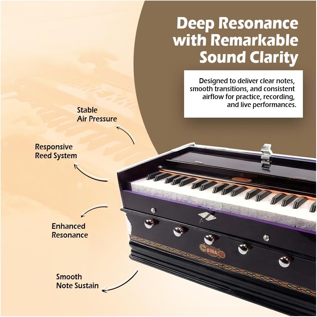 Bina Harmonium Standard No. 5 Professional