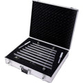Crystal Harp Kit, for Sound Therapy Healing Meditation, C Key 8 Notes C5 D5 E5 F5 G5 A5 B5 C6, Perfect Healing Musical Instrument,with Aluminum Suitcase,432Hz,432HZ