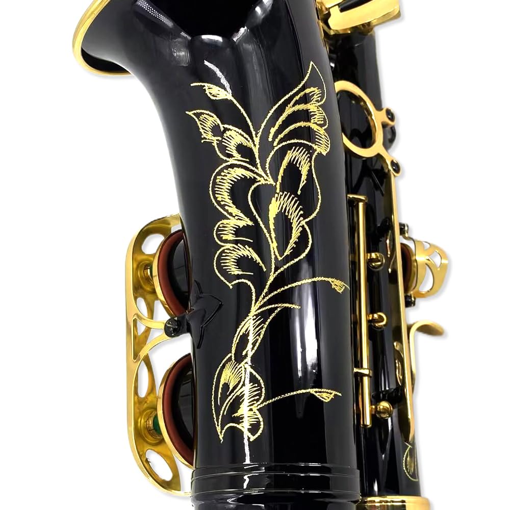 Alto Saxophone E Flat for Adults Student Sax Eb Alto Full Kit With Carrying Sax Case Mouthpiece Straps Reeds Saxophone Beginner Kit