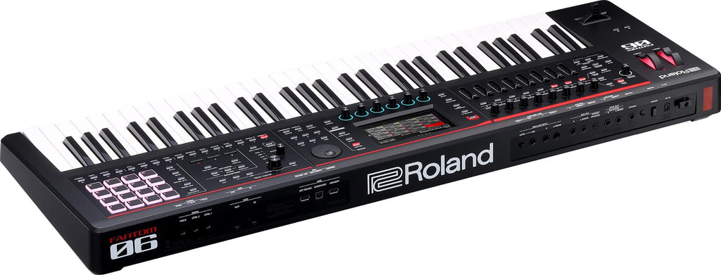 Roland Fantom 8 EX 88-Key Workstation Keyboard Synthesizer Bundle with Adjustable Stand, Sustain Pedal, Online Piano Lessons, Instructional DVD, and Austin Bazaar Polishing Cloth