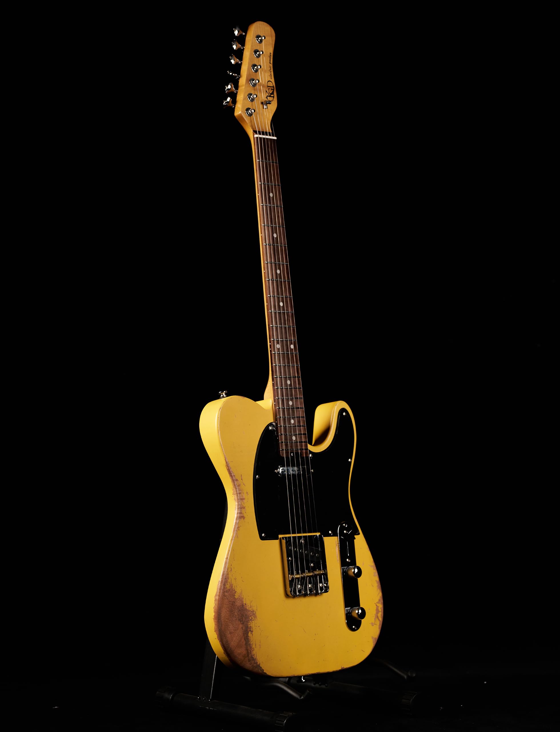KGD Relic electric guitar mahogany body carbonized maple neck rosewood fretboard 6-string solidbody electric guitar S-S pickupsbrass barrel saddle bridge (Grass Green)