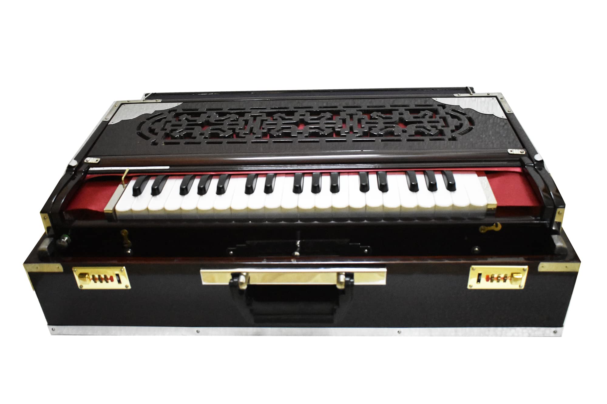 VRINDAVANBAZAAR.COM Standard Quality Harmonium, Comes with a Bag -Vrindavan Bazaar (Standard Quality)