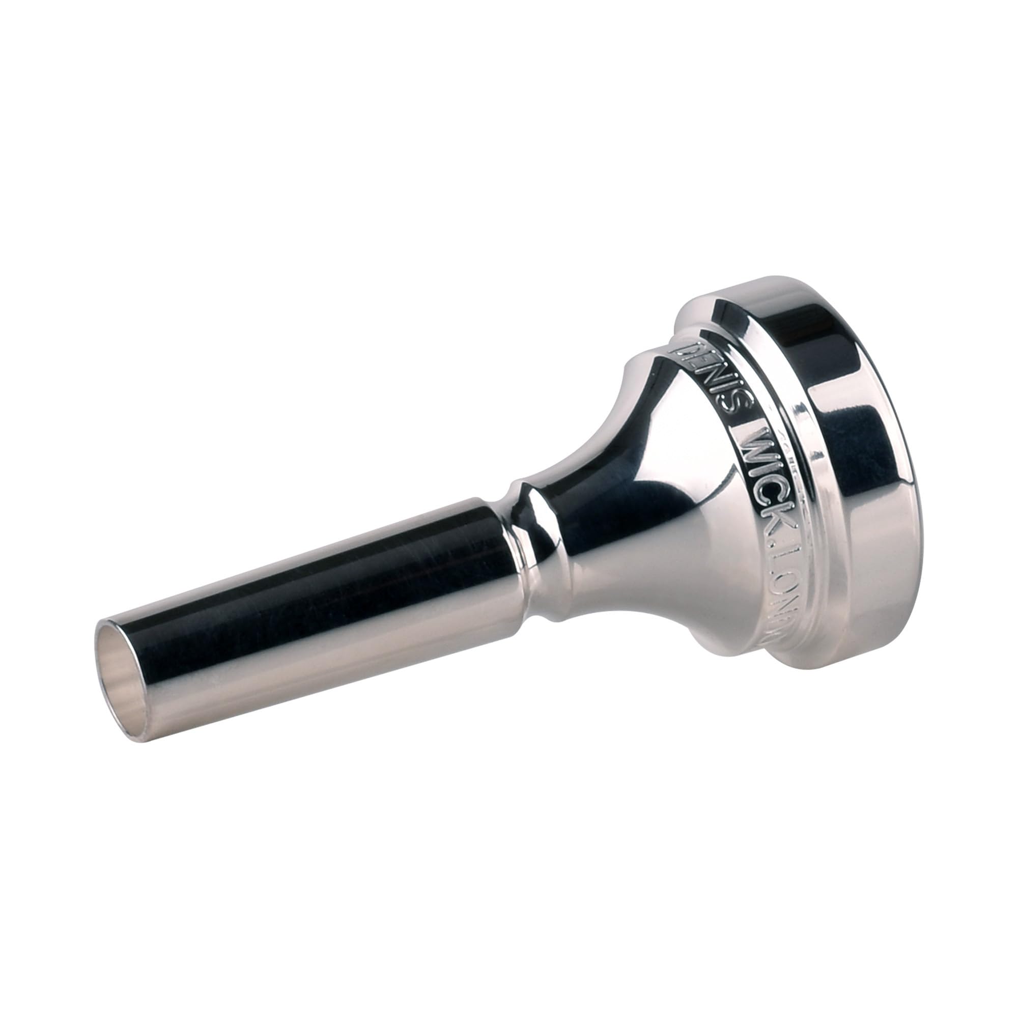 Denis Wick Classic Trombone Mouthpiece Silver Plated, 5880-4AL - Barrel Backbore for Balanced Tone & Smooth Response - Large Shank Fitting Trombone Accessory for Easy Articulation - 26 x 6.72 x 7.38mm