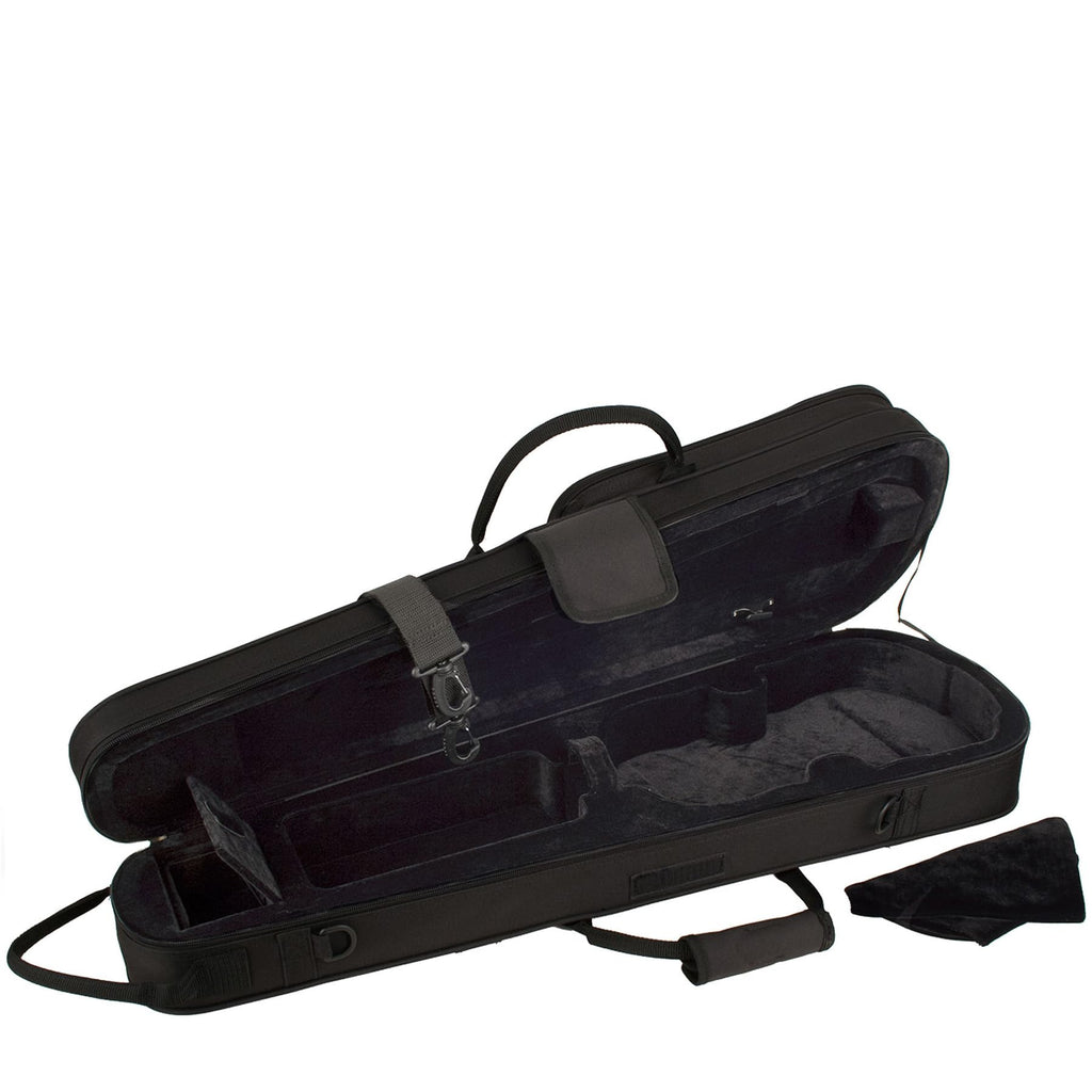 Protec MAX 4/4 Full Size Lightweight Violin Case, Black, Model MX044