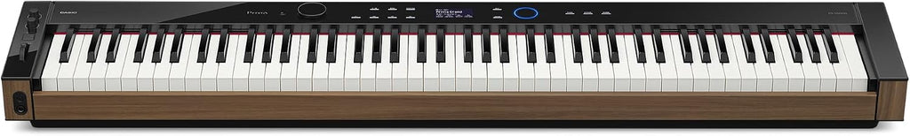 Casio Privia PX-S6000 Digital Piano - Black Bundle with CS-90P Stand, SP-34 Pedal, Bench, Headphones, Piano Book, Online Piano Lessons, Instructional DVD, and Austin Bazaar Polishing Cloth