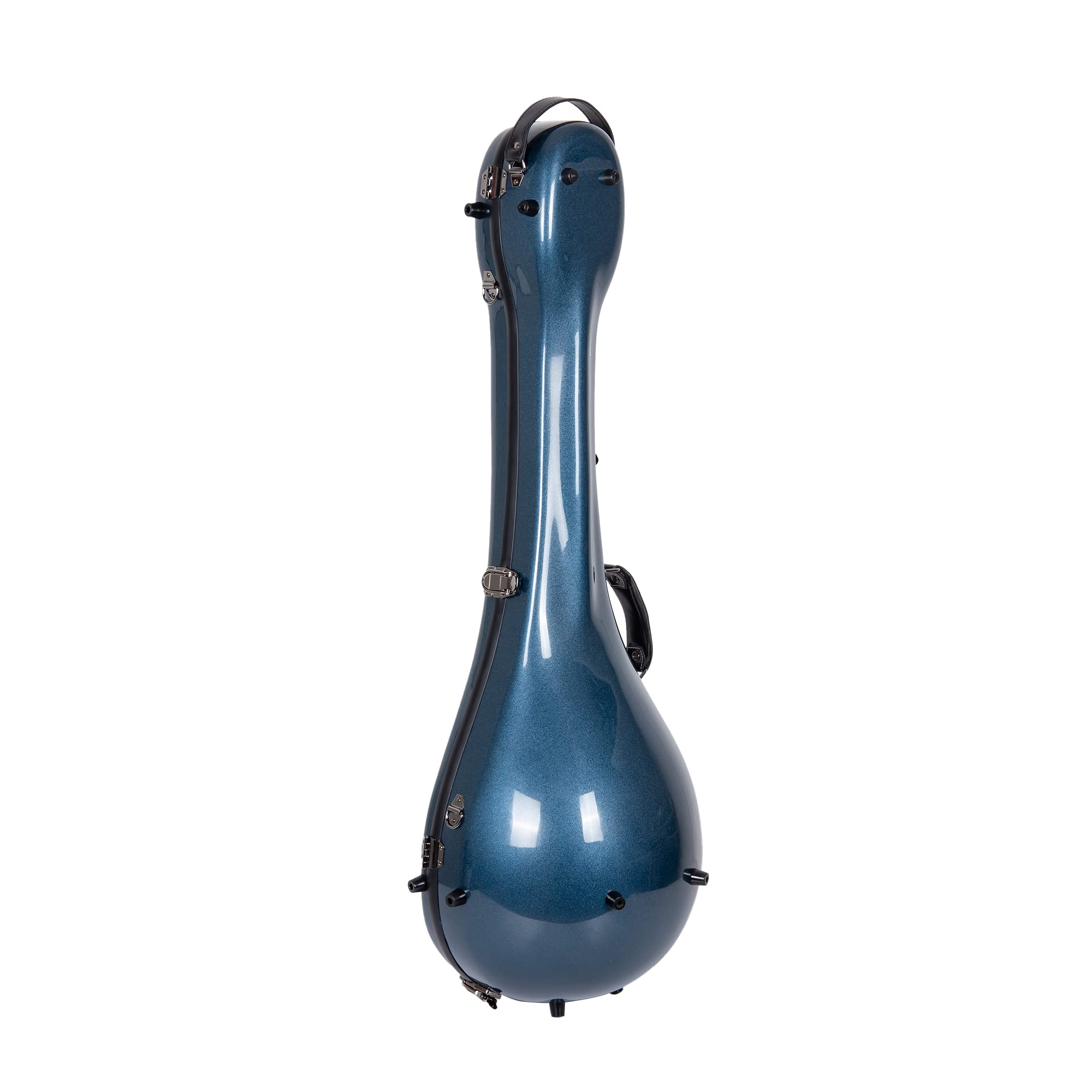 Crossrock Fiberglass Case fits for Trumpet with removable shoulder straps-Black(CRF1020TRBK)