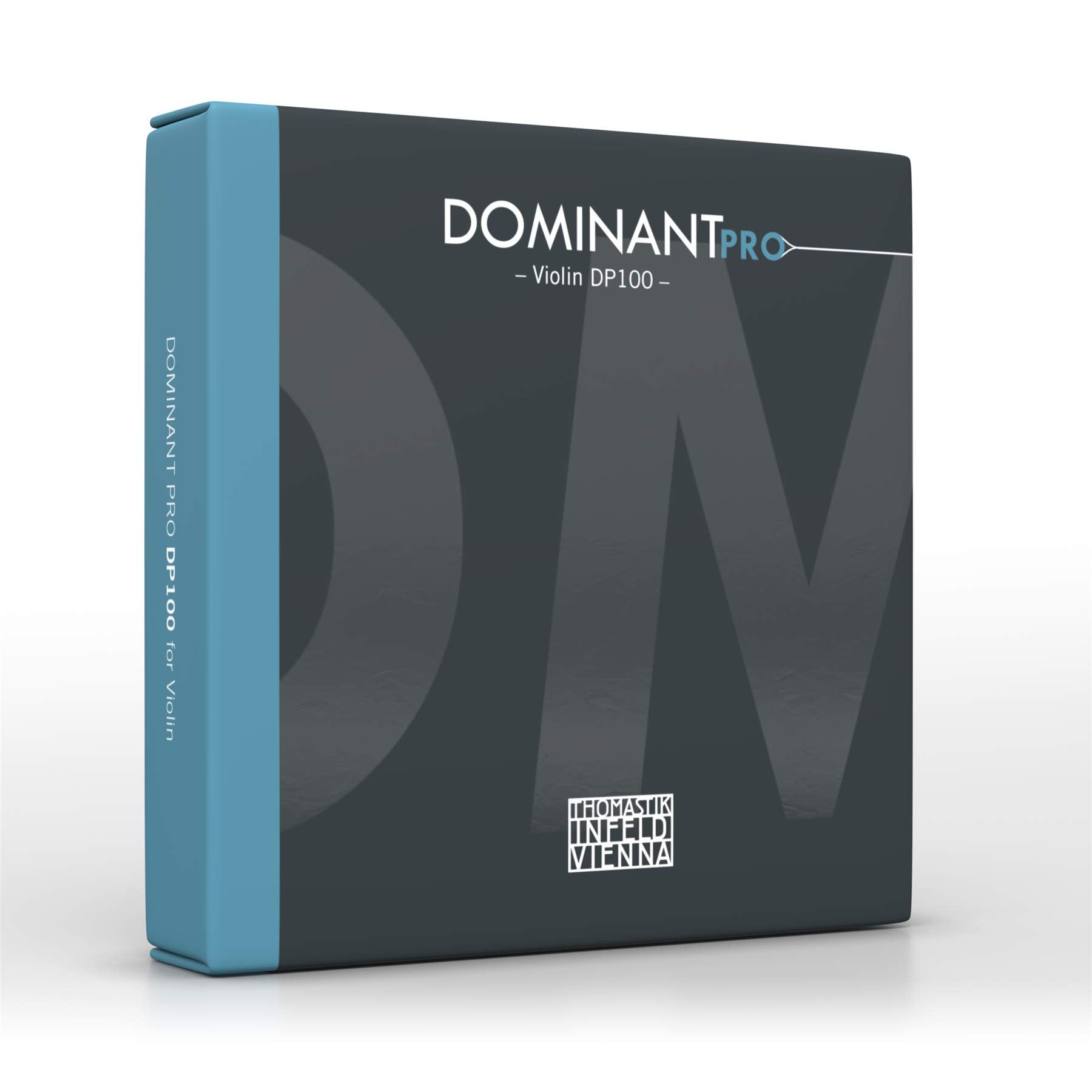 Thomastik-Infeld Dominant Pro Violin Strings DP100, 4/4 Synthetic Core Set for Advanced Violinists - Tin-Plated E, Aluminum A, Silver D&G - Powerful, Balanced with Broad Sound Colors - Made in Vienna