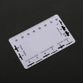2Pcs String Action Ruler Gauge, Guitar String Action Gauge Measuring Tool Guitar Repairing Tool for Ukulele Bass and Mandolin