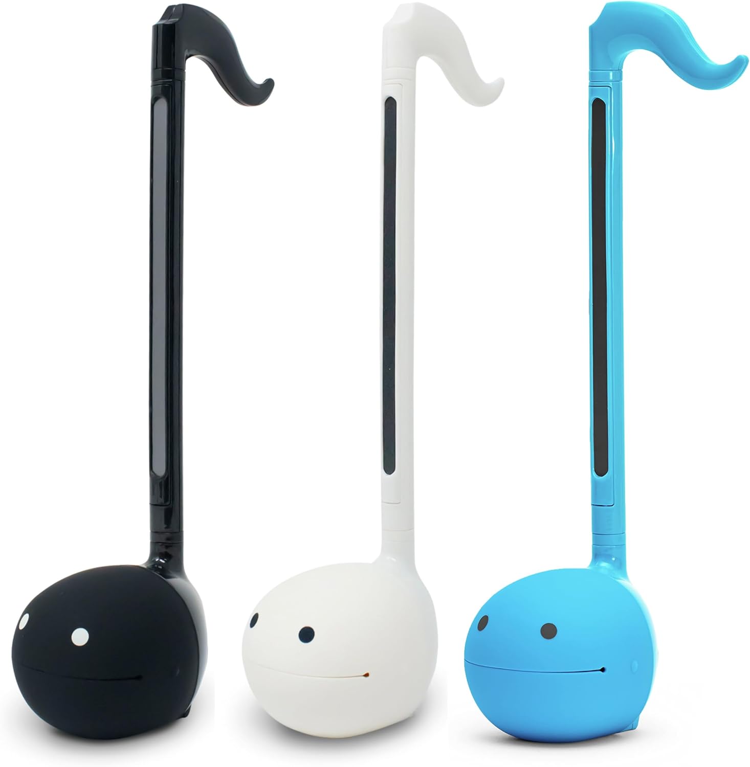 Otamatone Japanese Electronic Musical Instrument Portable Music Synthesizer from Japan by Maywa Denki Studio Award Winning, Educational Fun Gift for Children, Teens & Adults - Black