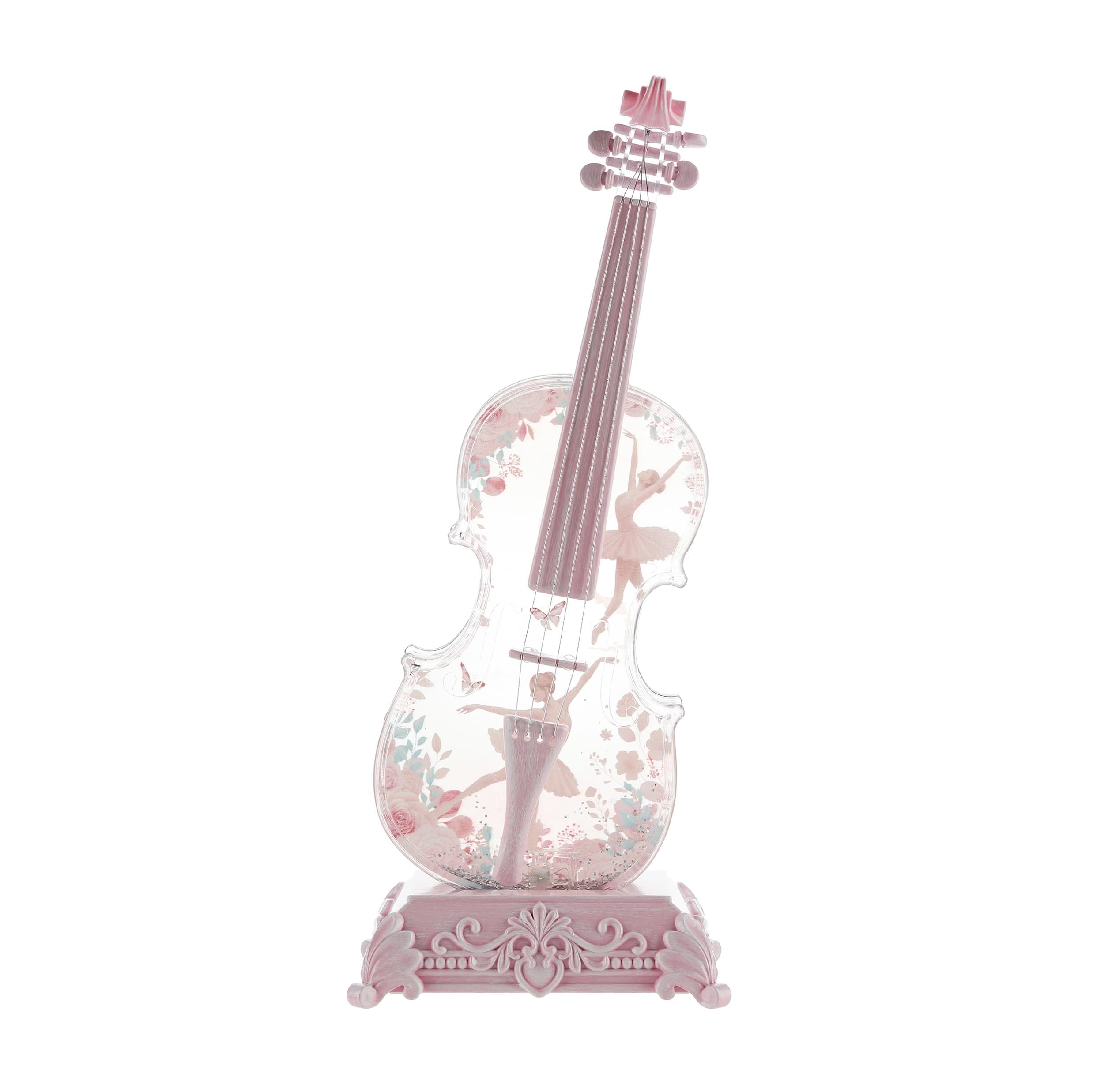 Violin Snow Globe Music Box Gifts for Kids Friends Little Girls Women Granddaughter Sister Violinists Birthday Valentine's Day Weddings Anniversaries Decor Christmas Decorations (Unicorn)