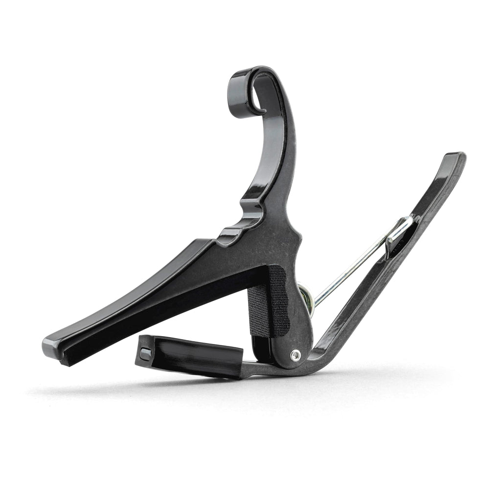 Kyser Quick-Change Guitar Capo for 6-string acoustic guitars, Black, KG6BA