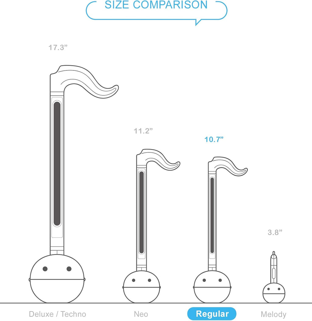 Otamatone Japanese Electronic Musical Instrument Portable Music Synthesizer from Japan by Maywa Denki Studio Award Winning, Educational Fun Gift for Children, Teens & Adults - Black